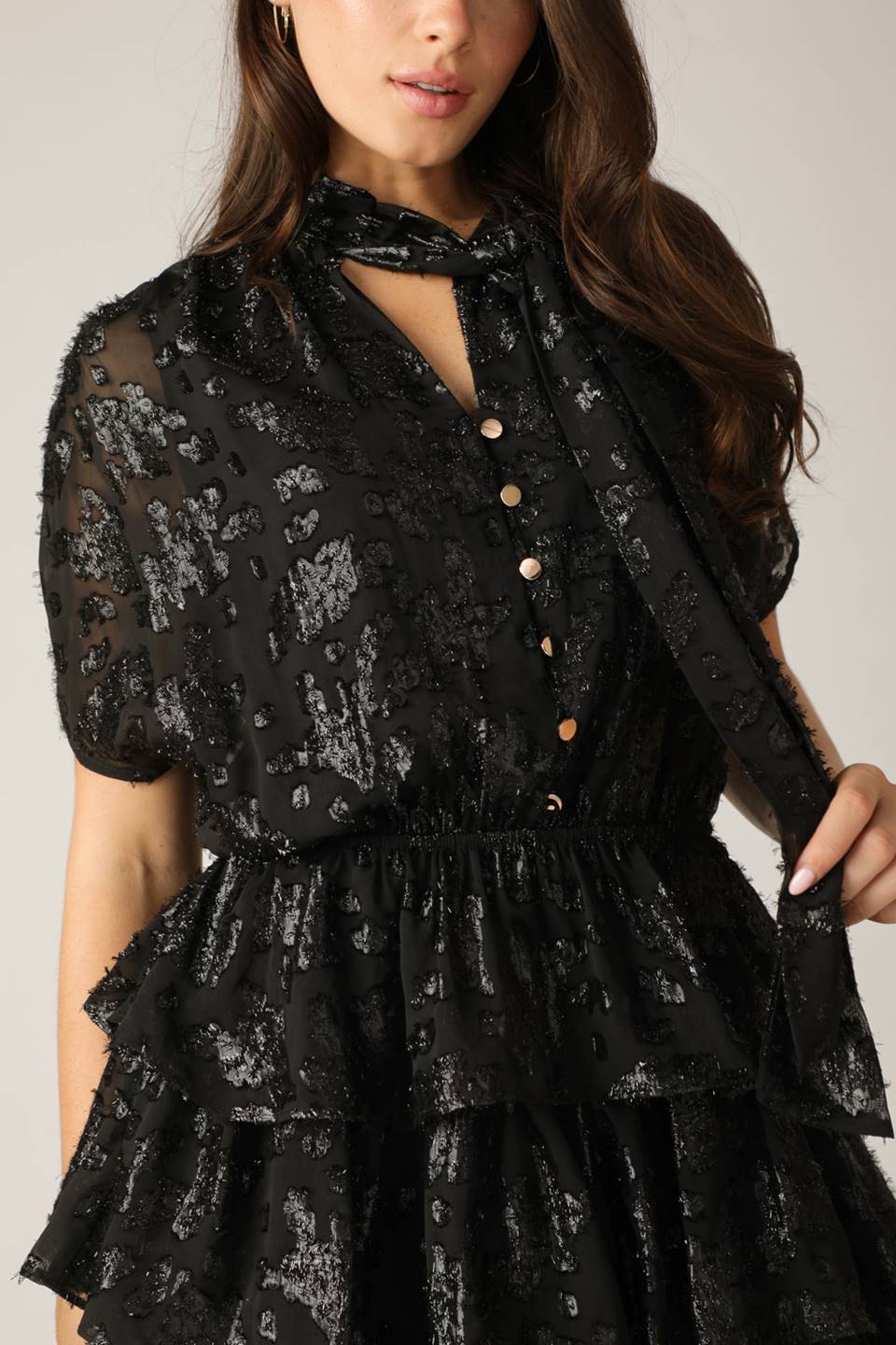 NOT I KNOW WOVEN MINI DRESS Flying Tomato